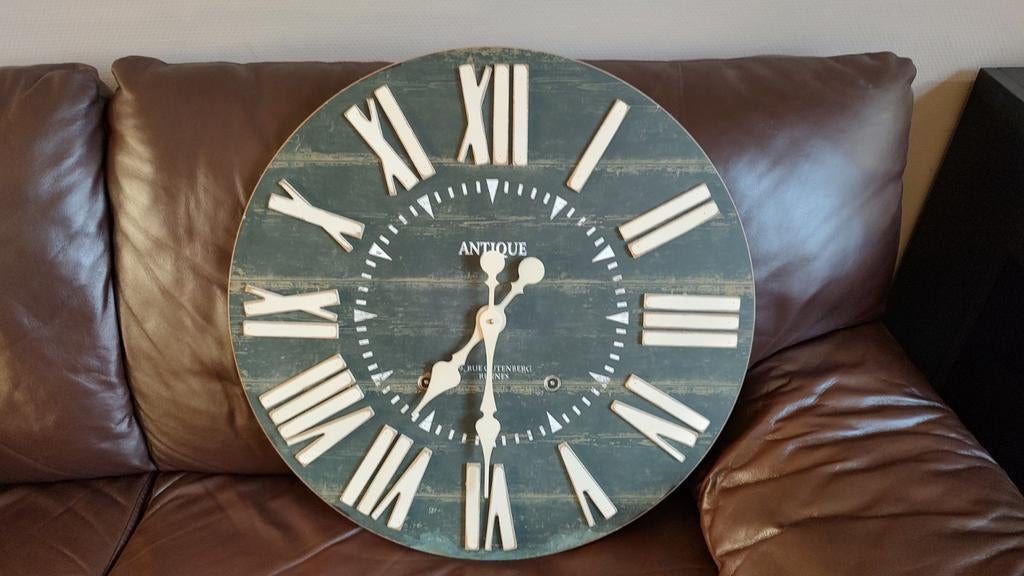 Wandklok, Ophalen, Zo goed als nieuw, Wandklok