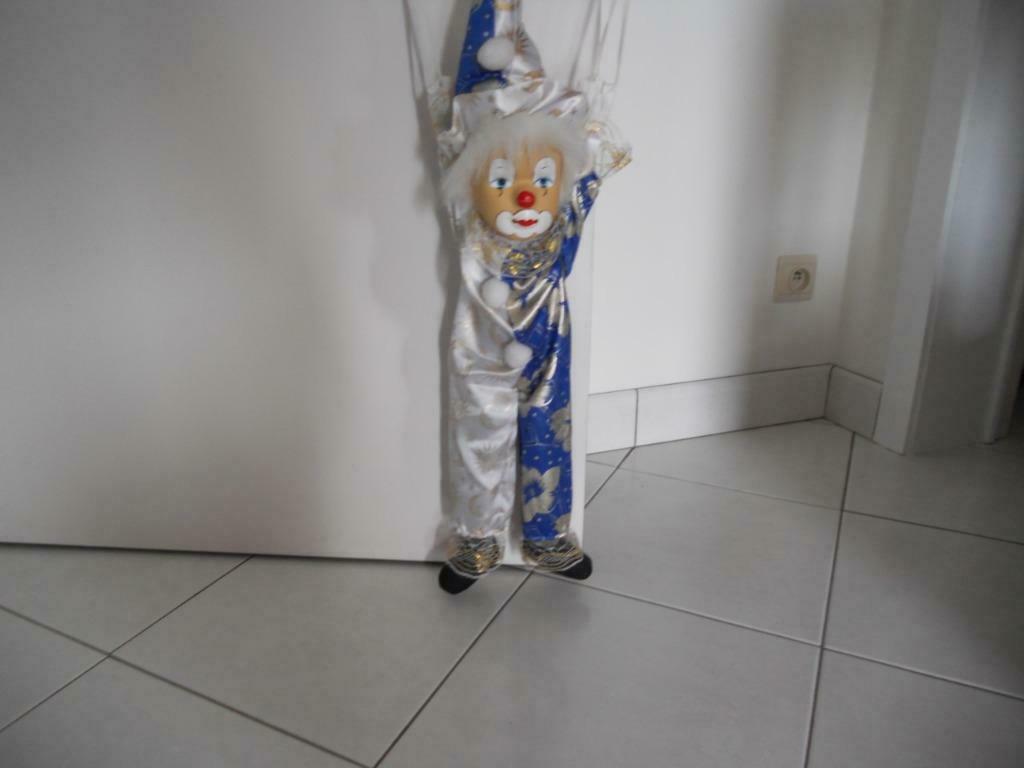 Porseleinen clown "De Blauwe", Ophalen of Verzenden, Zo goed als nieuw