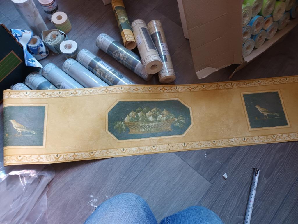 Verschillende kleuren sierboord in behang, Ophalen of Verzenden, Nieuw