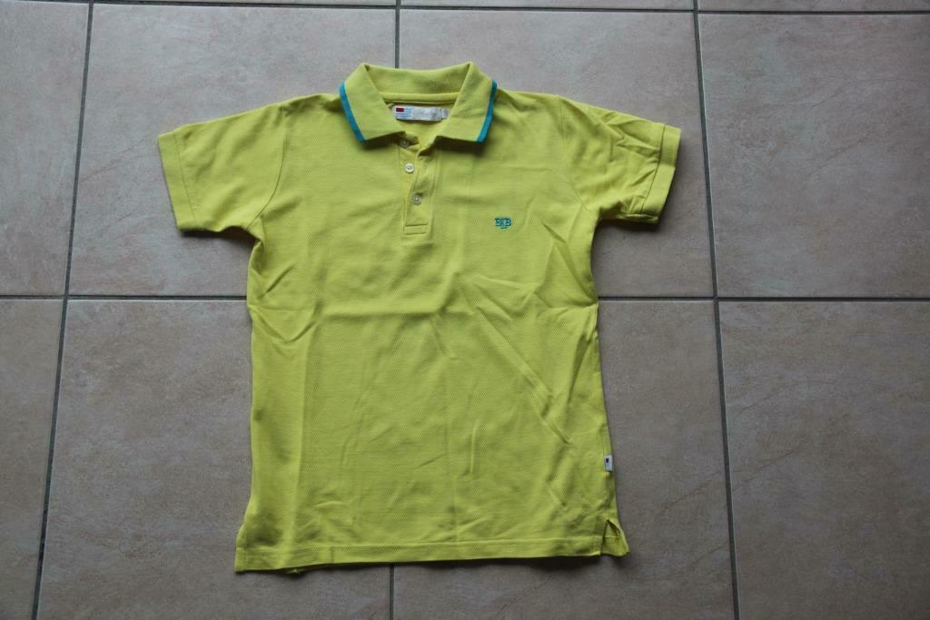 Blue Bay gele polo maat 140, Ophalen of Verzenden, Zo goed als nieuw, Shirt of Longsleeve, Blue Bay