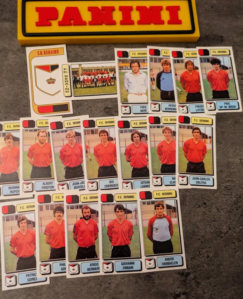 PANINI FOOTBALL 83  SERAING  18 STICKERS 1983, Verzenden, Nieuw
