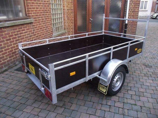 Professionele nieuwe enkelasaanhangwagens 3 x 1,5m , Aalst, Auto diversen, Auto-accessoires, Nieuw, Ophalen