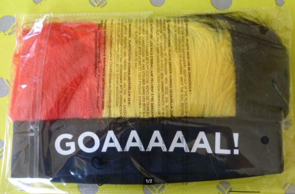 20 pruiken Belgische kleuren Belgium België, Enlèvement ou Envoi, Neuf