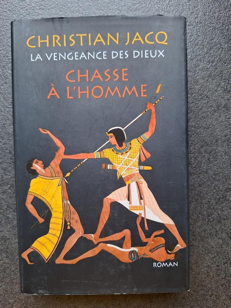 La vengeance des dieux - chasse à l'homme - Christian Jacq, Ophalen of Verzenden, Gelezen, Christian Jacq.