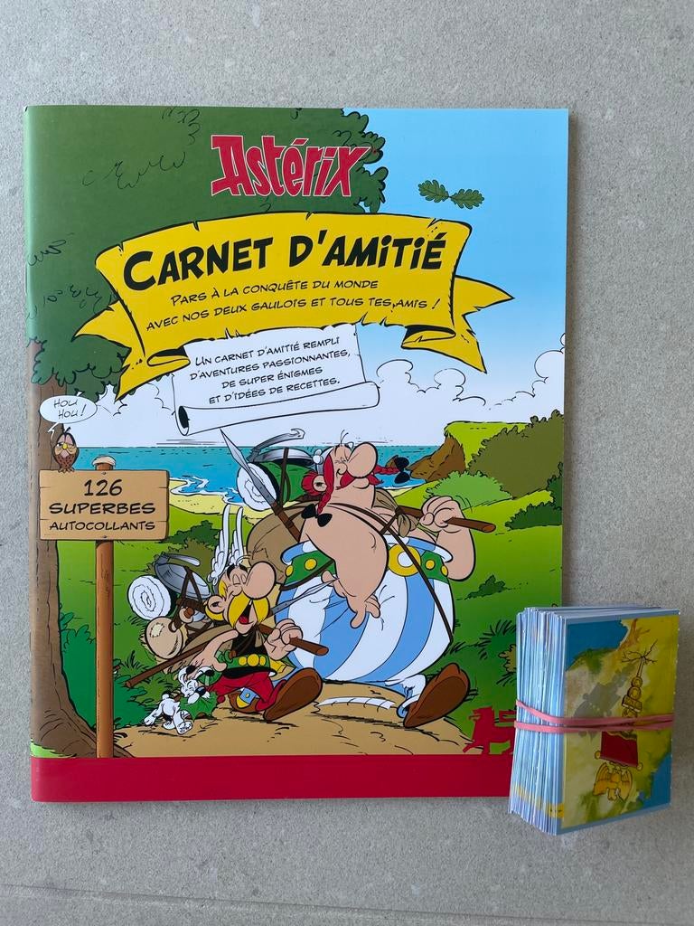 2025 Delhaize Astérix Carnet d'amitié + Klevers 251209, Autres supermarchés, Envoi