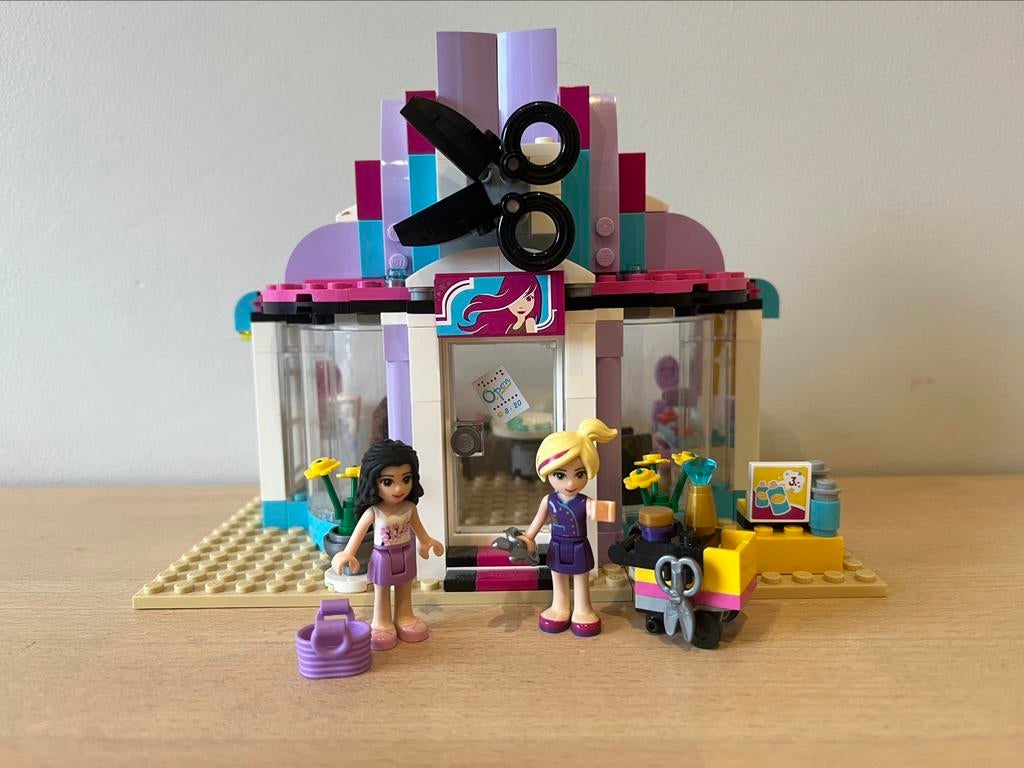 Lego Friends kapsalon (41093), Kinderen en Baby's, Ophalen, Zo goed als nieuw, Complete set, Lego
