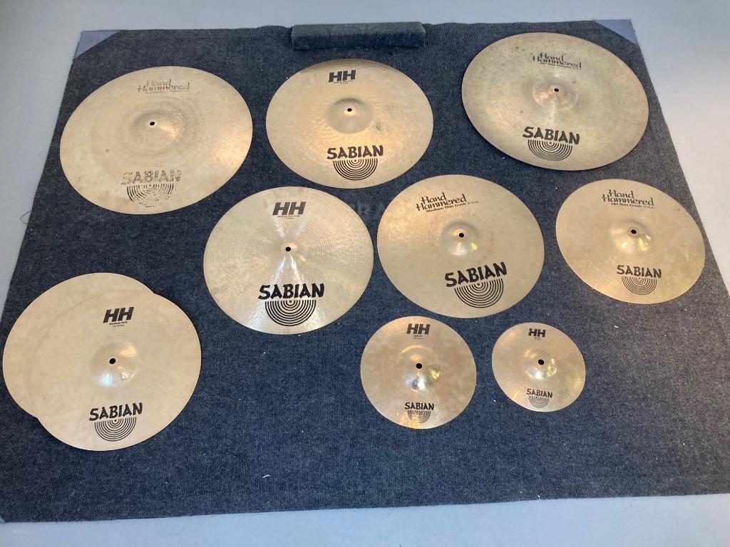 Full Kit Cymbales Sabian HH, Musique & Instruments, Batteries & Percussions, Enlèvement, Utilisé