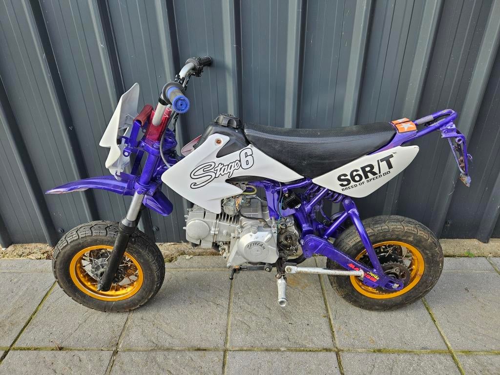 pitbike in onderdelen, Ophalen, Gebruikt, Pitbike