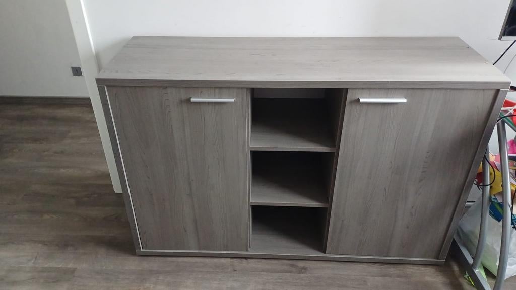 Babybed ombouwen tot 1 persoonsbed + kast/commode, Ophalen, Commode