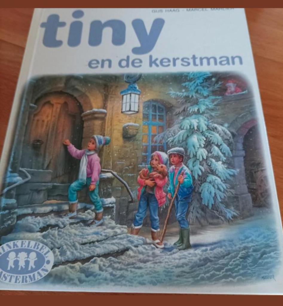 Tiny en de kerstman Marcel Marlier gesigneerd en tekening, Antiquités & Art, Enlèvement