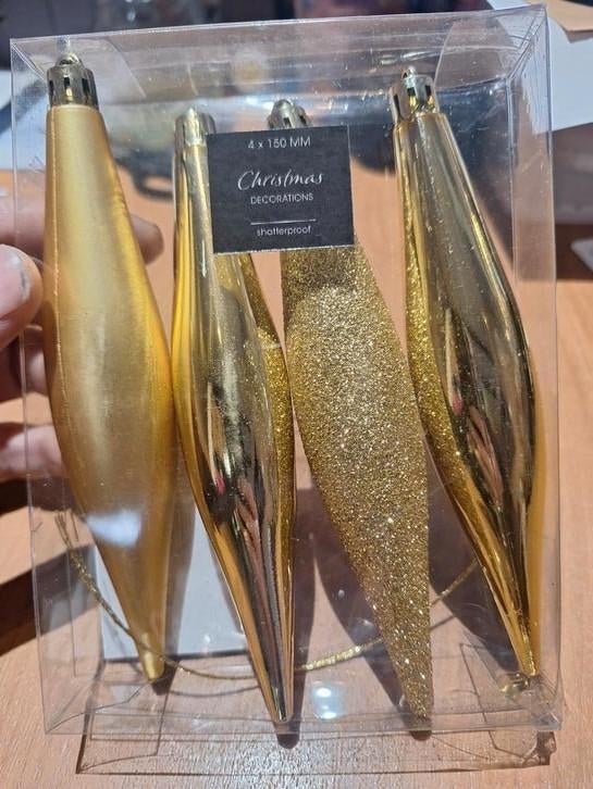 Set van 4 kerst pegels, Ophalen of Verzenden, Nieuw
