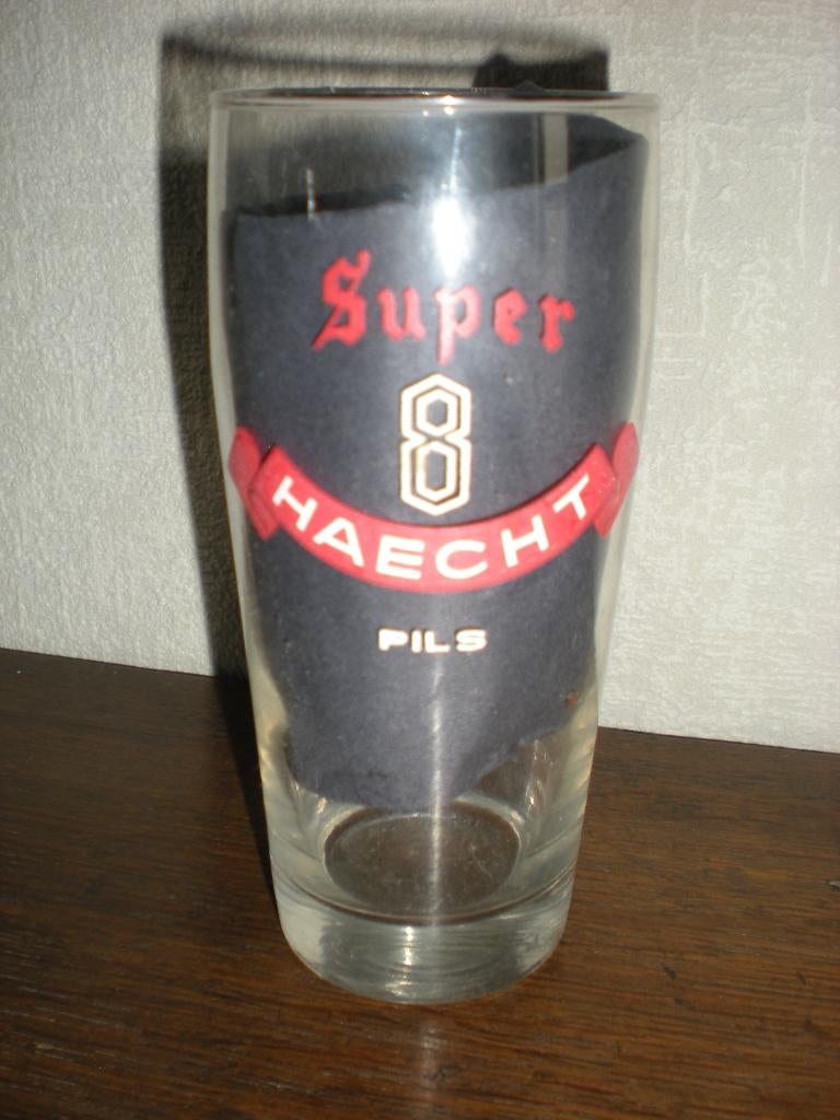 HAECHT Super 8 (25cl), Verzamelen, Ophalen of Verzenden, Zo goed als nieuw, Glas of Glazen