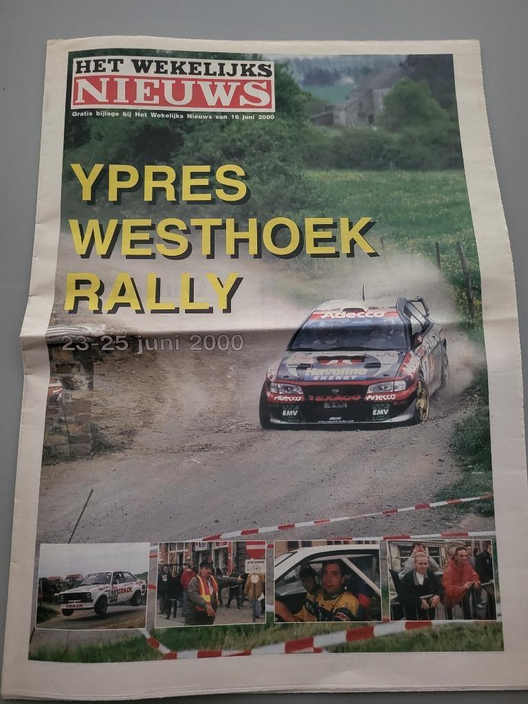 Rallykranten Ieper rally, Verzamelen, Ophalen, 1980 tot heden, Krant