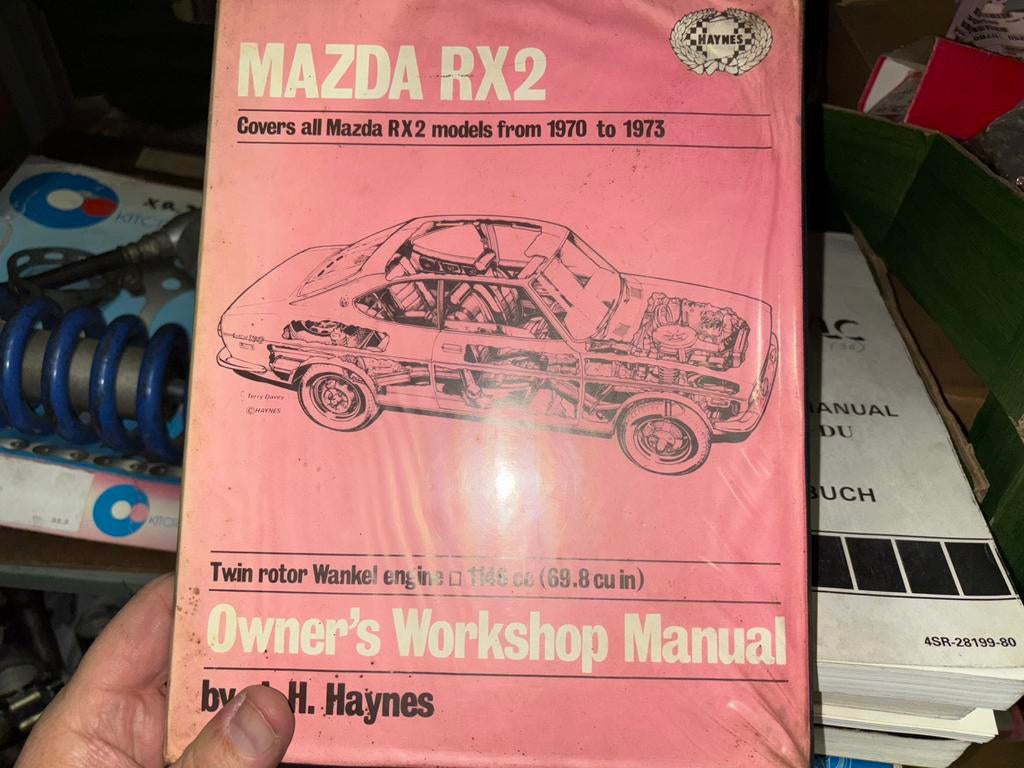 Mazda RX2, Engelstalig werkplaatshandboek Mazda Rotary 1974-, Ophalen of Verzenden