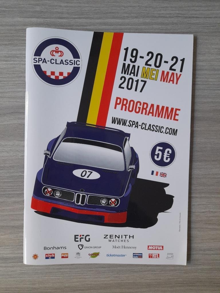 Spa-Classic 2017 - Spa-Francorchamps - Official Programme, Boeken, Ophalen of Verzenden, Zo goed als nieuw, Overige merken