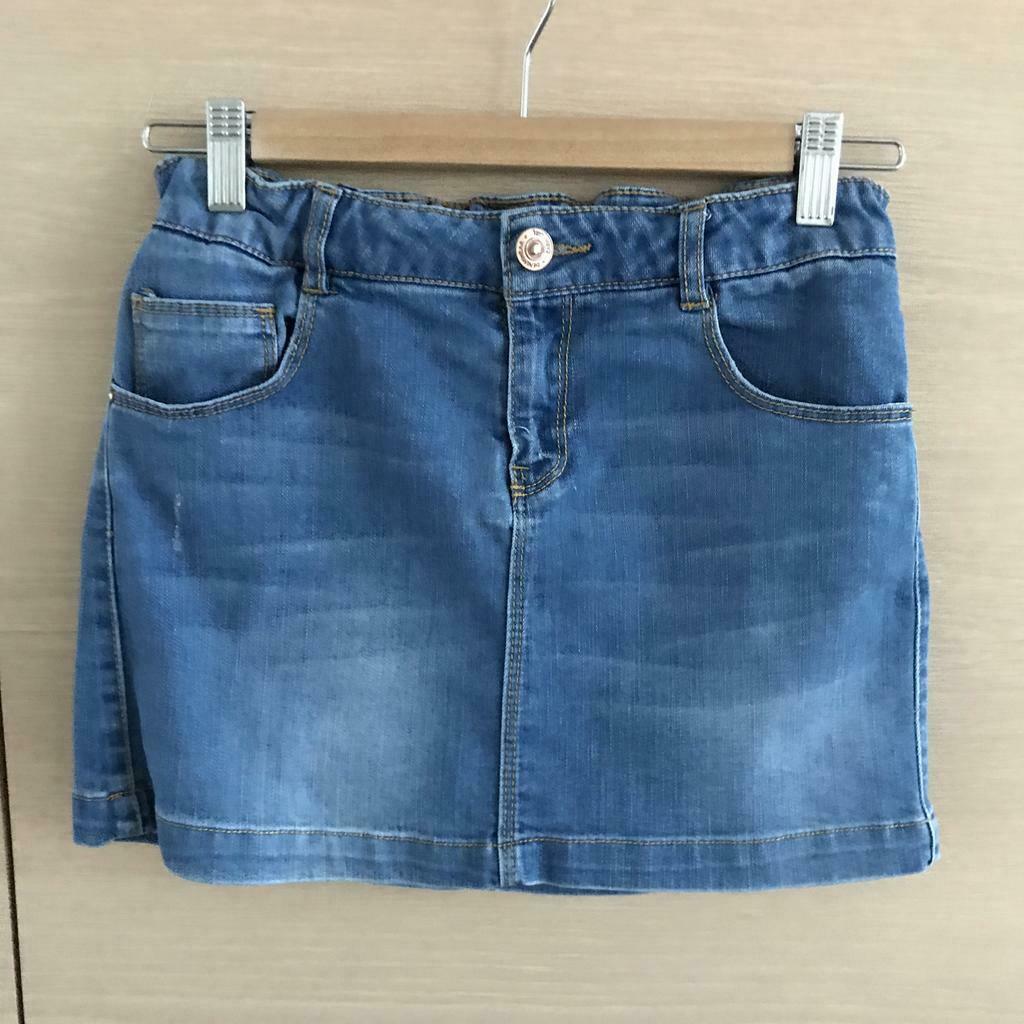 Jeansrokje - verstelbare taille - Zara - 164, Enfants & Bébés, Vêtements enfant | Taille 164, Robe ou Jupe, Enlèvement ou Envoi