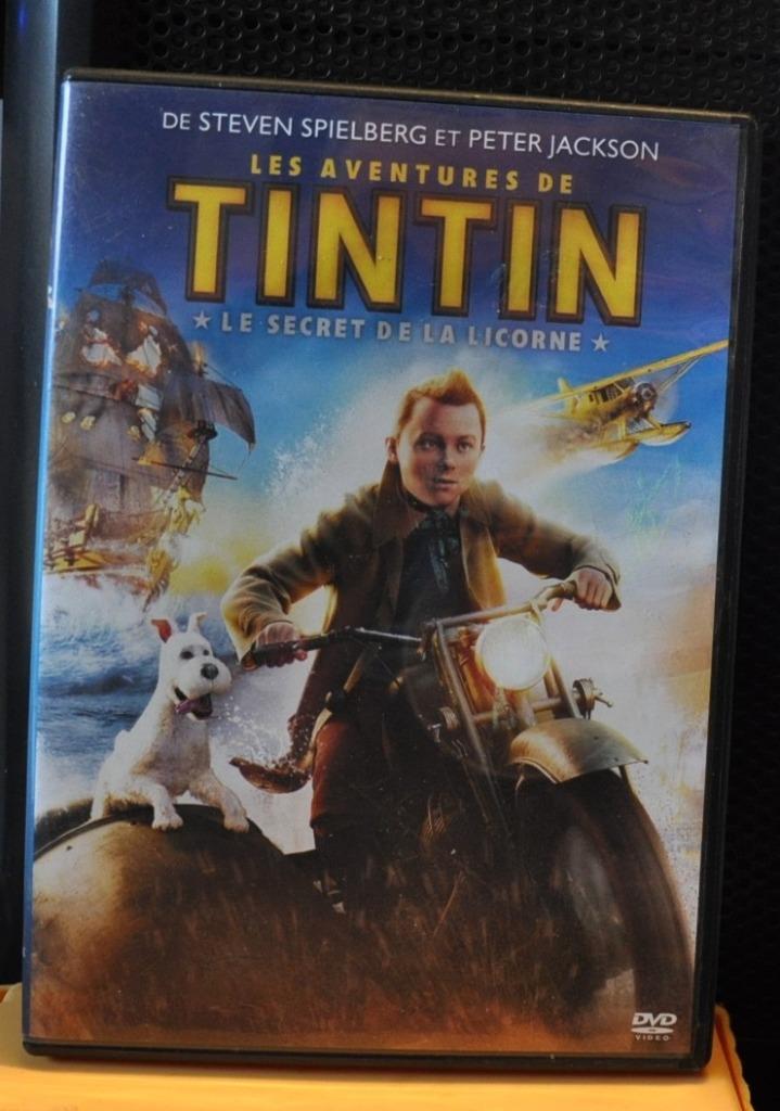 dvd fin animation tintin secret de la licorne (x20204), Ophalen of Verzenden, Gebruikt, Europees, Overige typen