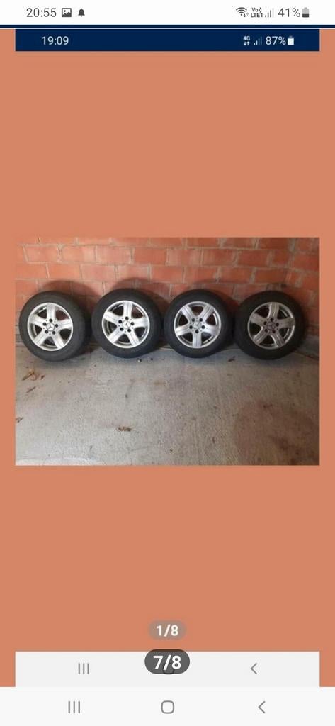 Mercedes c klasse velgen, Autos : Pièces & Accessoires, Pneus & Jantes, Enlèvement, Jante(s)
