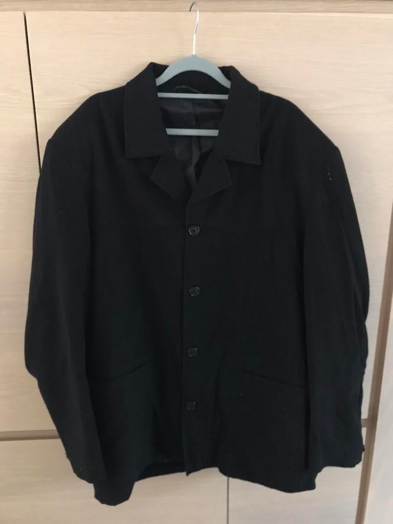 Zwarte zachte blazer Piazza Firenze maat 56, Kleding | Heren, Ophalen of Verzenden, Gedragen, Maat 56/58 (XL), Zwart