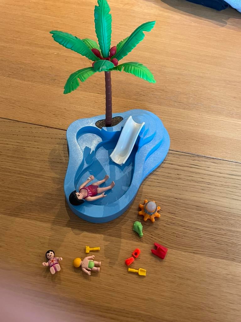 Klein zwembad, Kinderen en Baby's, Speelgoed | Playmobil, Ophalen, Zo goed als nieuw
