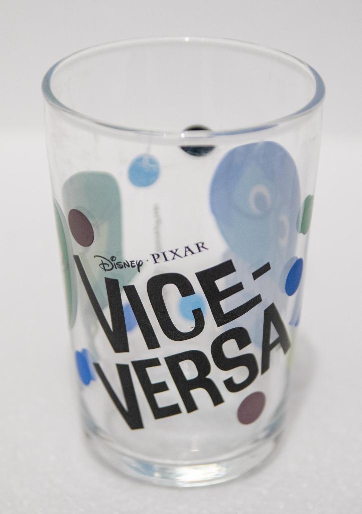 Verre Amora Vice et Versa Disney Pixar, Collections, Enlèvement ou Envoi, Comme neuf, Verre à eau