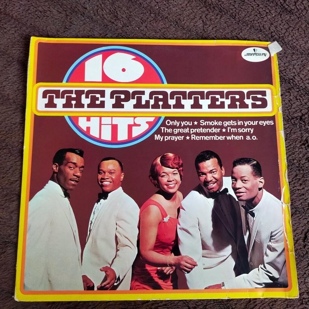 Vinyl LP The Platters Pop 16 Hits Sixties Soul R&B, Cd's en Dvd's, Ophalen of Verzenden, 12 inch