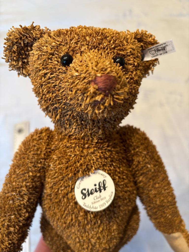Réplique de l'ours en papier Steiff 1919, Enlèvement ou Envoi, Comme neuf, Ours en tissus, Steiff