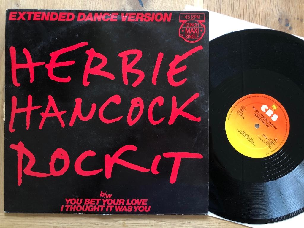 HERBIE HANCOCK - ROCKIT (12# maxi), Cd's en Dvd's, Vinyl | Jazz en Blues, Zo goed als nieuw, Jazz, 12 inch, Ophalen of Verzenden