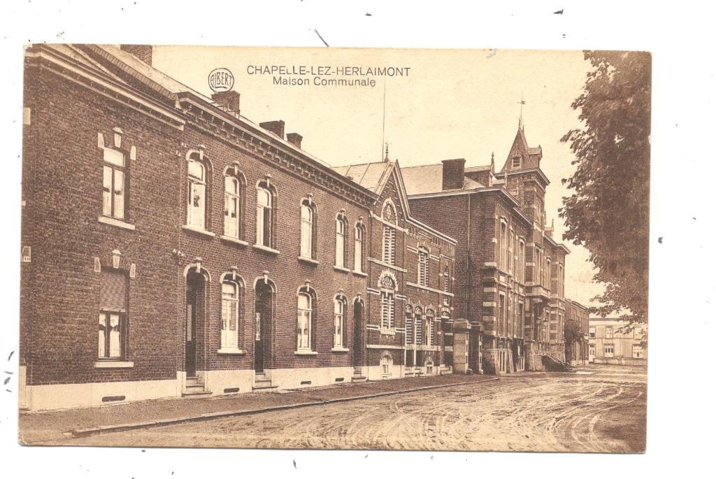 Chapelle-lez-Herlaimont NA69: Maison Communale 1923, Envoi, 1920 à 1940, Affranchie, Hainaut