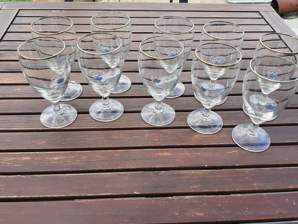 10 verres à bergenbier, Collections, Enlèvement ou Envoi, Comme neuf