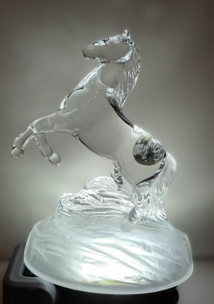 cheval de cristal, Enlèvement ou Envoi, Comme neuf, Cristal, Statue(s)
