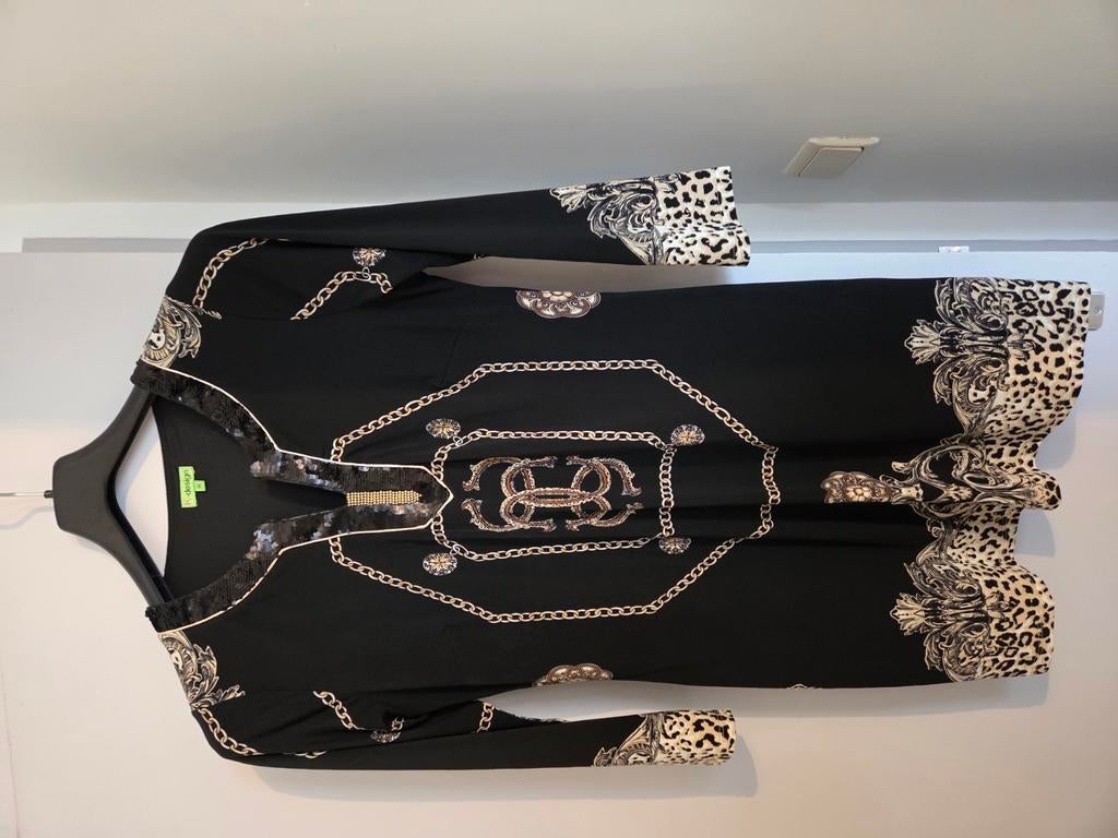 Belle robe de bal noire taille M K-Design, Neuf, Enlèvement ou Envoi, Au-dessus du genou, Noir