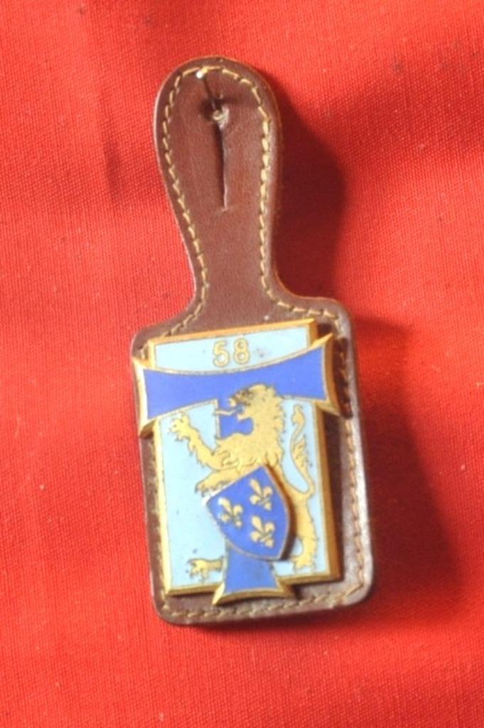 pucelle armée francaise 58eme regiment de transmission, Enlèvement ou Envoi, Armée de terre, Emblème ou Badge