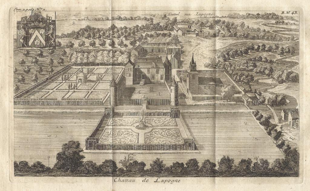 1770 - Genappe - Chateau de Lupogne / Loupoigne, Envoi