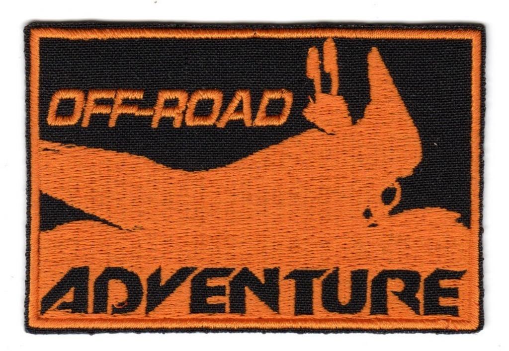 Patch OFF ROAD ADVENTURE - 85 x 57 mm, Ophalen of Verzenden, Nieuw