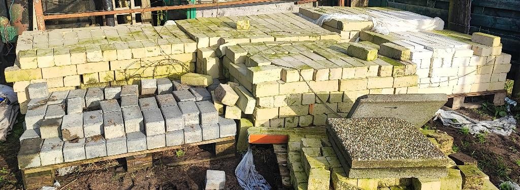 Witte steen (1160 stuks), Ophalen, Gebruikt, Overige typen