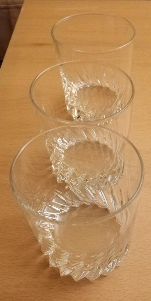 3 verres à whisky, Enlèvement ou Envoi, Comme neuf