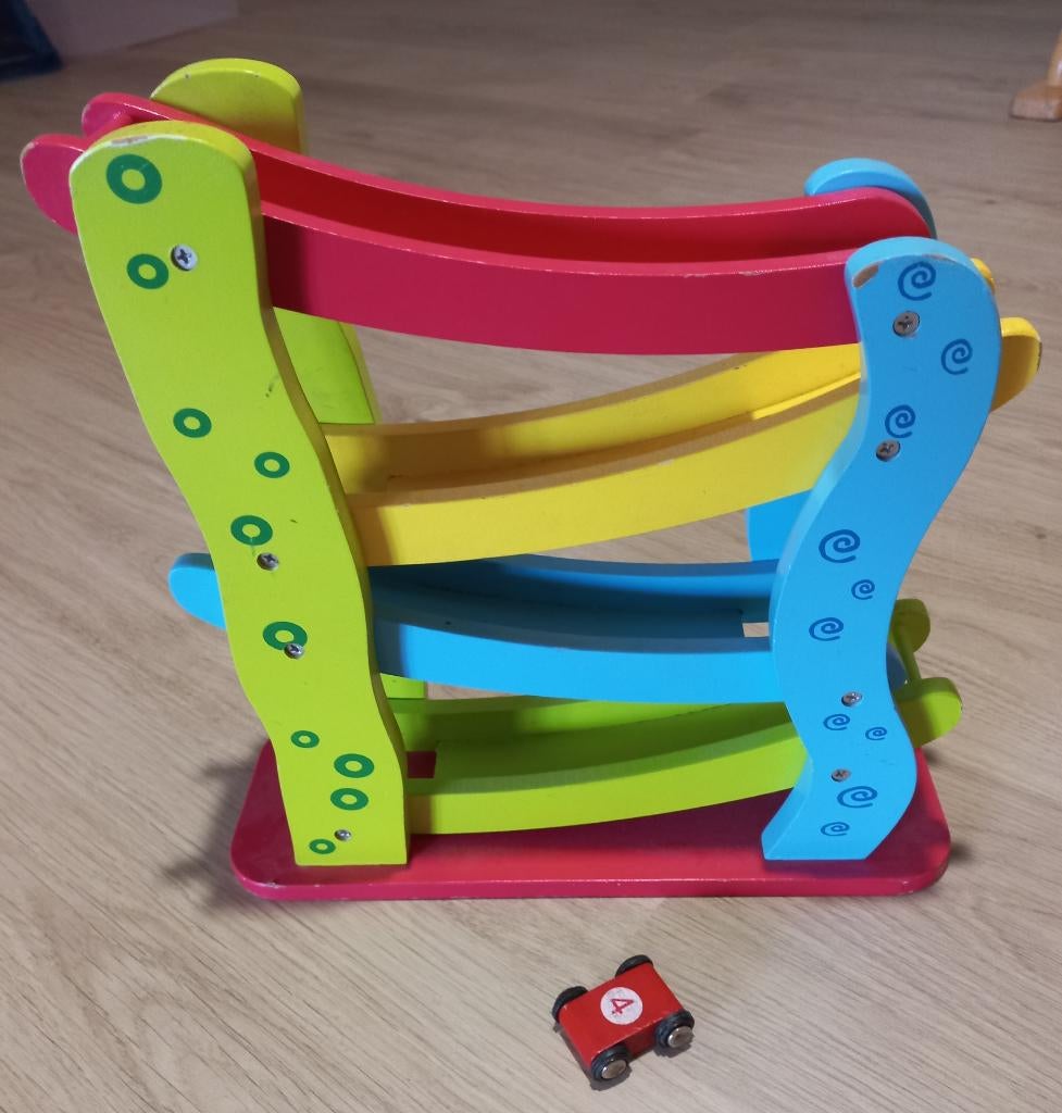 Zig zag rollerbaan hout knikkerbaan, Ophalen, Gebruikt, Overige typen
