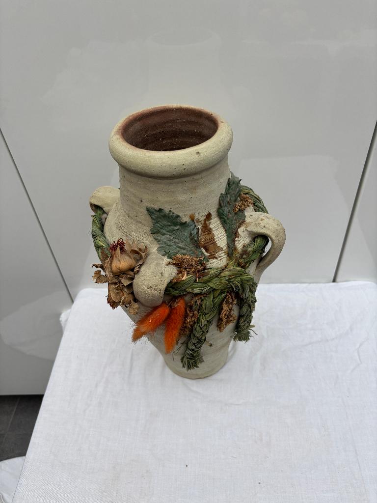 Vaas in terracotta, Ophalen