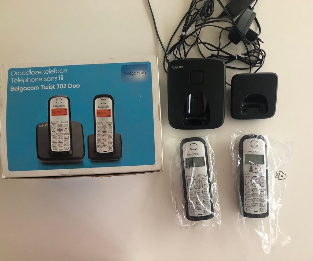 Téléphones sans fil Twist 302 duo, Zo goed als nieuw, 2 handsets