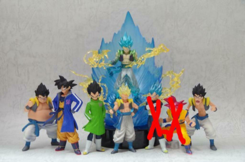 dragon ball 6 figurines gashapon HG premium fusion japan, Verzamelen, Beelden en Beeldjes, Nieuw, Overige typen, Ophalen of Verzenden