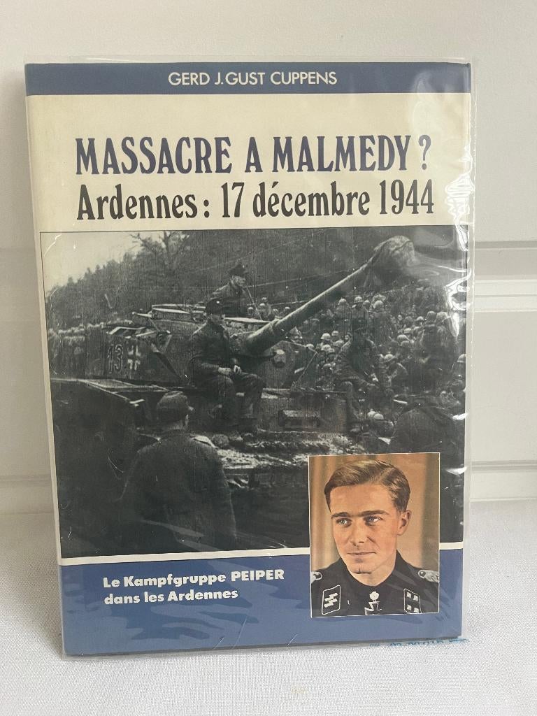 Massacre à Malmédy 17-12-1944 Peiper, Verzamelen, Ophalen of Verzenden, Landmacht, Boek of Tijdschrift