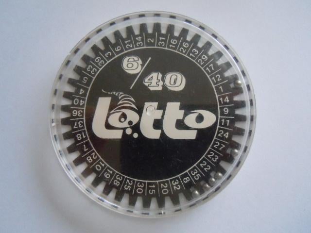 Spelletje 6/40 Lotto van de Nationale Loterij, Ophalen of Verzenden, Gebruikt, Gebruiksvoorwerp