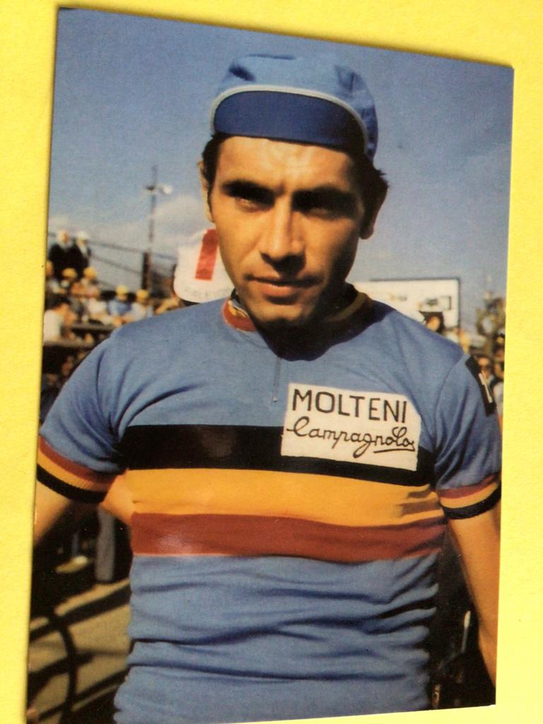 Wielerkaart 1976 team molteni eddy merckx, Verzenden, Zo goed als nieuw