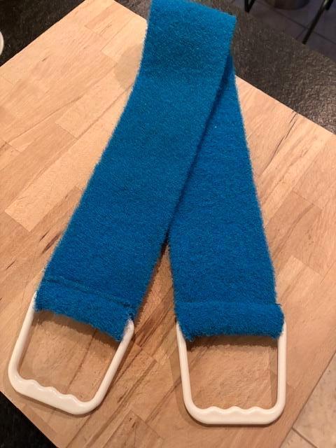 grattoir à dos, Enlèvement ou Envoi, Comme neuf, Bleu, Autres types