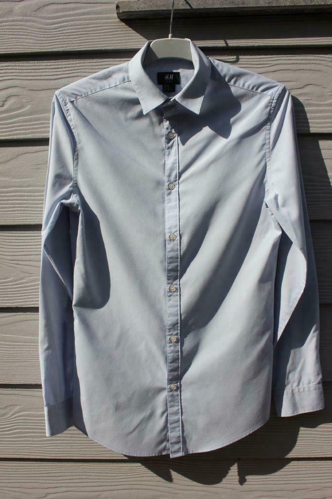 Chemise H&M slim fit bleu ciel (XS), Kleding | Heren, Overhemden, Ophalen of Verzenden, Gedragen, Blauw, H&M