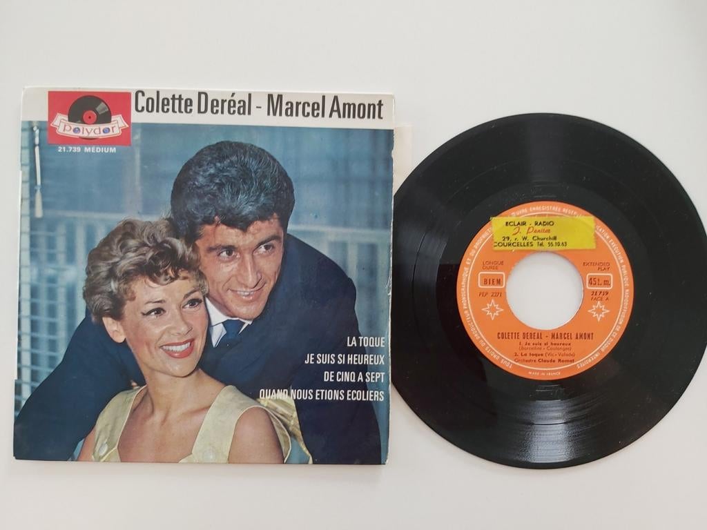 Marcel Amont & Colette Deréal - Ik ben zo blij, Ophalen of Verzenden, Zo goed als nieuw