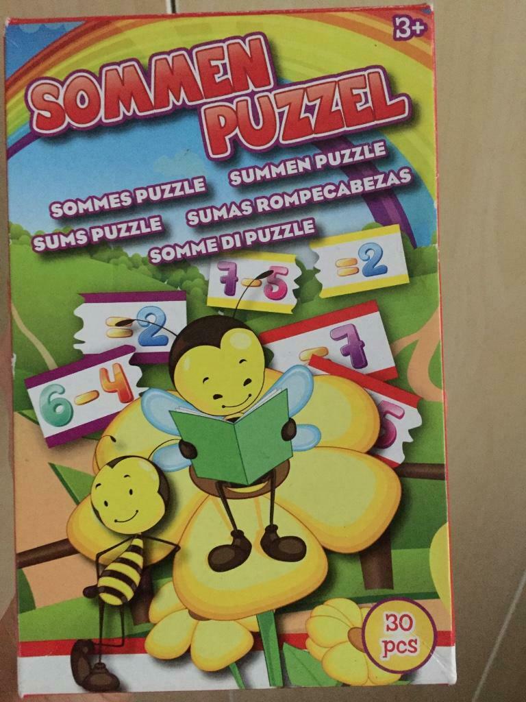 Sommenpuzzel, Kinderen en Baby's, Speelgoed | Educatief en Creatief, Ophalen of Verzenden, Zo goed als nieuw