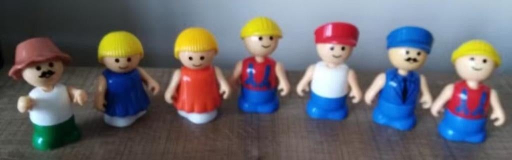 Lil Playmates: 13 figuurtjes (jaren '80), Verzamelen, Ophalen of Verzenden, Gebruikt