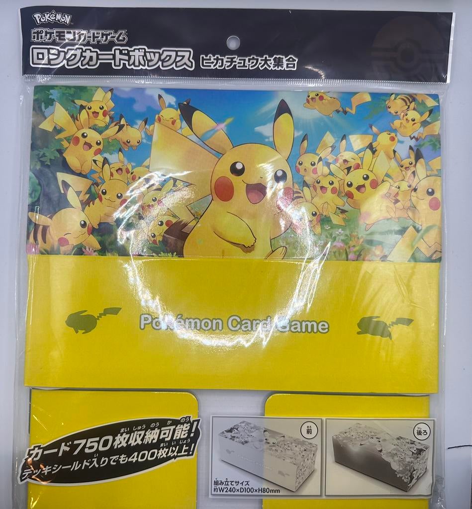 Pokemon strage box pokemon center pikachu, Ophalen, Nieuw, Sleeves of Kaarthoesjes